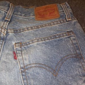 Levi’s High Waisted Denim Shorts